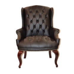 Find new black leather comfy reading chair at outlet prices at Office Furniture Outlet