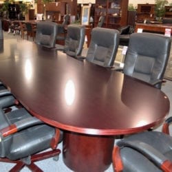 Find new oval conference room table 2 at outlet prices at Office Furniture Outlet