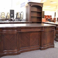 Find new traditional straight desk at outlet prices at Office Furniture Outlet