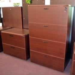 Find new matching 2 and 4 drawer lateral filing cabinet at outlet prices at Office Furniture Outlet