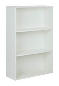 Find Pro-Line II PRD3248-WH Prado 48" 3-Shelf Bookcase with 3/4" Shelves and 2 Adjustable shelves in White. near me at OFO Orlando