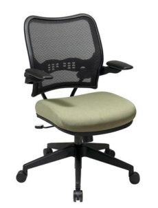 Find Office Star Space Seating 13-7N1P3 Deluxe AirGrid® Back Chair with Custom Fabric Seat and Cantilever Arms near me at OFO Orlando