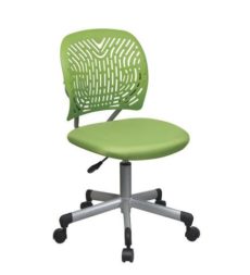 Find Office Star OSP Designs 166006-6 Designer Task Chair in Green Fabric and Plastic Back near me at OFO Orlando