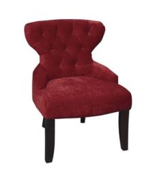 Find Office Star Ave Six CVS26-V12 Curves Hour Glass Chair in Vintage Grenadine near me at OFO Orlando