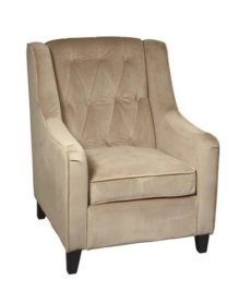Find Office Star Ave Six CVS51-C27 Curves Tufted Accent Chair in Coffee Velvet near me at OFO Orlando