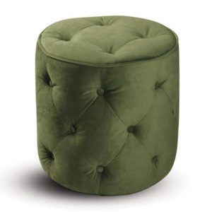 Find Office Star Ave Six CVS905-G28 Curves Tufted Round Ottoman in Spring Green Velvet near me at OFO Orlando