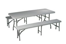 Find Office Star Work Smart QT3965 3 Piece Folding Table and Bench Set near me at OFO Orlando