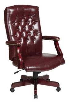 Find Office Star Work Smart TEX232-JT4 Traditional Executive Chair with Padded Arms near me at OFO Orlando