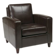 Find Office Star Ave Six VNS51A-EBD Venus Club Chair (Tool-Less Assembly) in Espresso Eco Leather near me at OFO Orlando
