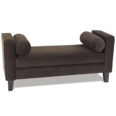Find Office Star Ave Six CVS20-C12 Curves Bench in Chocolate Velvet near me at OFO Orlando