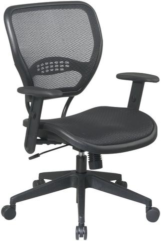 Find Office Star Space Seating 5560 Black AirGrid® Seat and Back Deluxe Task Chair near me at OFO Orlando