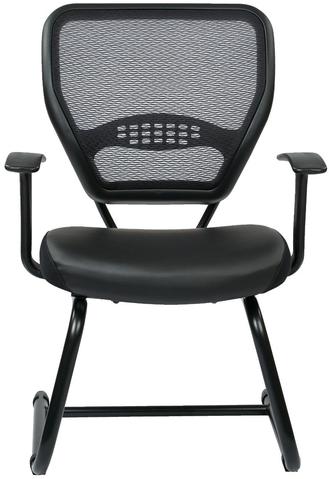 Find Space Seating 5705E Professional Air Grid¨ Back Visitors Chair with Eco Leather Seat near me at OFO Orlando