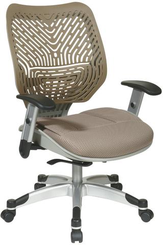 Find Office Star Space Seating 86-M88C625R Unique Self Adjusting Latte SpaceFlex® Back and Raven Mesh Seat Managers Chair near me at OFO Orlando