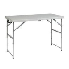 Find Office Star Work Smart BT04FA 4' Height Adjustable Fold in Half Resin Multi Purpose Table near me at OFO Orlando