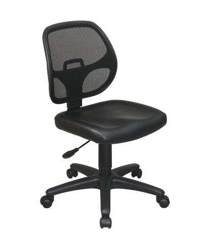 Find Office Star Work Smart EM2910V Mesh Screen Back Task Chair with Vinyl Seat near me at OFO Orlando