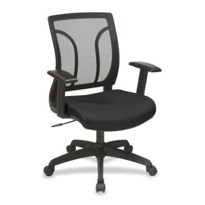 Find Office Star Work Smart EM50727-3 Screen Back Chair with Mesh Seat with Height Adjustable Arms near me at OFO Orlando