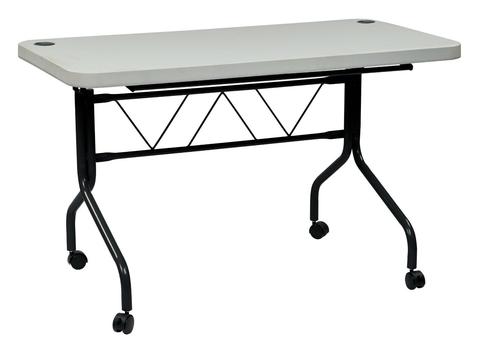 Find Work Smart FT6634 4Õ Resin Multi Purpose Flip Table with Locking Casters near me at OFO Orlando