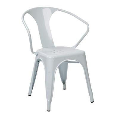 Find Work Smart / OSP Designs PTR2830A4-11 30" Metal Chair (4-Pack) (White) near me at OFO Orlando
