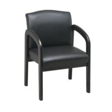 Find Office Star Work Smart WD388-U6 Faux Leather Espresso Finish Wood Visitor Chair near me at OFO Orlando