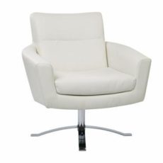 Find Ave Six NVA51-W32 Nova Chair With White Faux Leather By Ave 6 near me at OFO Orlando