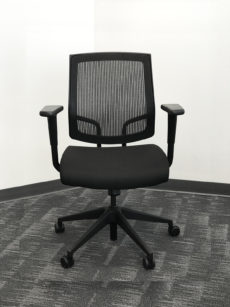 Find used black mesh executive chairs at Office Liquidation