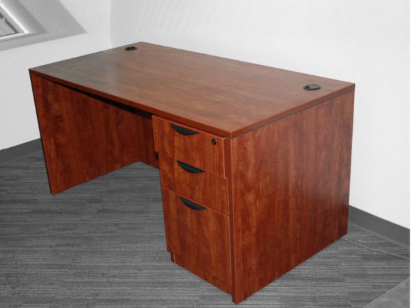 Find used cherry laminate desk shelves at Office Liquidation