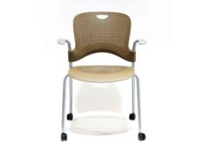 Find used Herman Miller Caper brown stacking chairs at Office Furniture Outlet