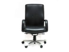 Find used Wayeland black chair with high backs at Office Furniture Outlet