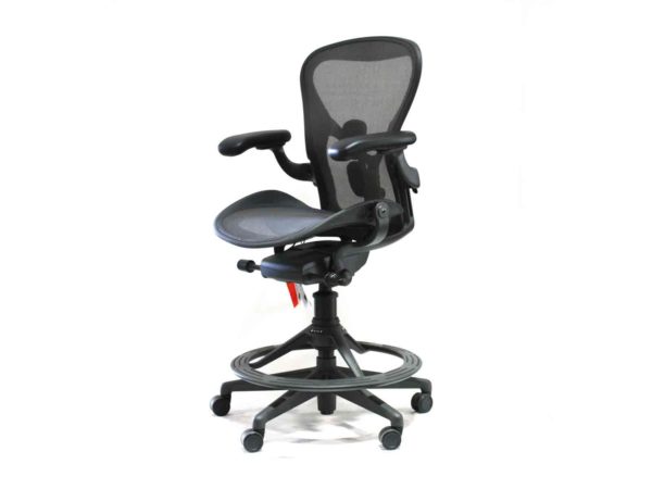 Office Furniture Outlet new Herman Miller Aeron Gray Stool