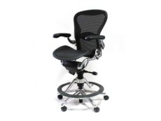 Find used Herman Miller Aeron black stools at Office Furniture Outlet