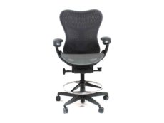 Find used Herman Miller  Mirra 2 bar height stool graphites at Office Furniture Outlet