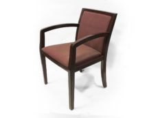Find used wood base and burgundy upholstery chairs at Office Furniture Outlet