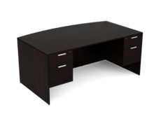 Find used KUL 3641x71 bow desk w/ 2bf ped (esp)s at Office Furniture Outlet