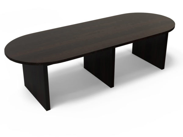 96 Racetrack Conference Table in Espresso at Office Furniture Outlet