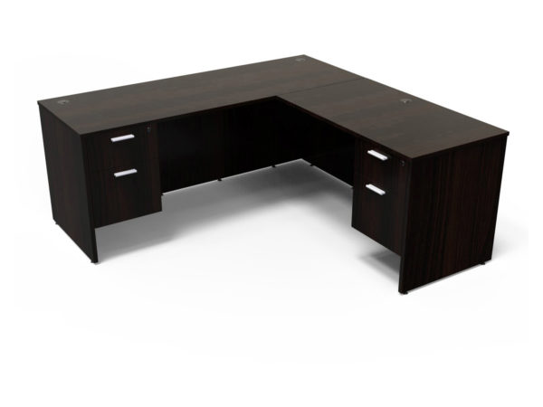 Find used KUL 66x72l desk w/ 2bf ped (esp)s at Office Furniture Outlet