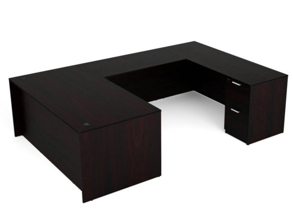Find used KUL 71x108 u-shape desk w/ 1bbf and 1ff ped (esp)s at Office Furniture Outlet