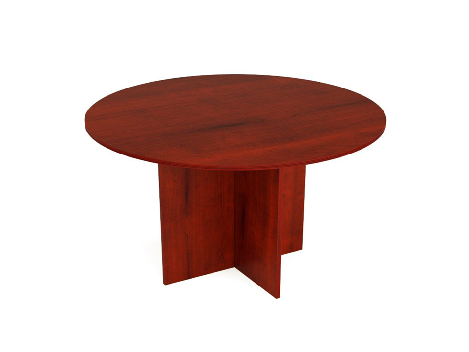 Kul 42 Round Meeting Table Cherry, 42 Round Conference Table Cherry