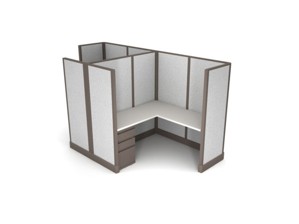 Buy new 5x5 2pack inline cubicles by KUL at Office Furniture Outlet - Orlando