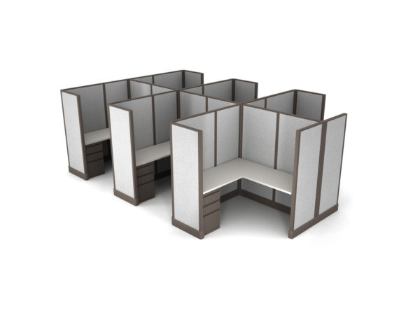 Buy new 6x6 6pack cluster cubicles by KUL at Office Furniture Outlet - Orlando