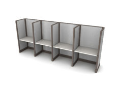 Buy new 36W 4pack inline cubicles by KUL at Office Furniture Outlet - Orlando