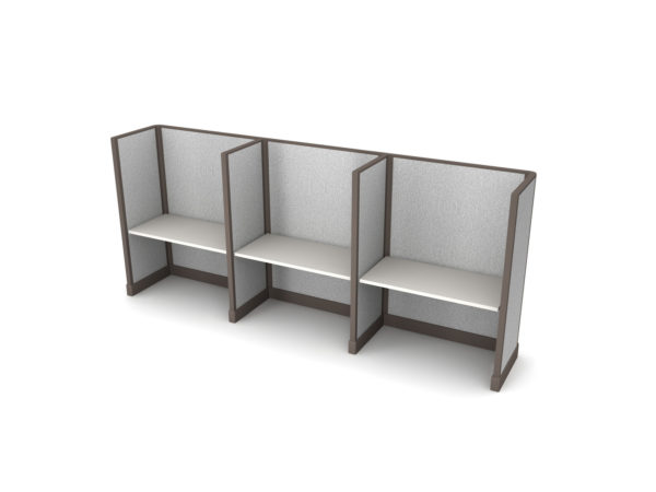 Buy new 48W 3pack inline cubicles by KUL at Office Furniture Outlet - Orlando