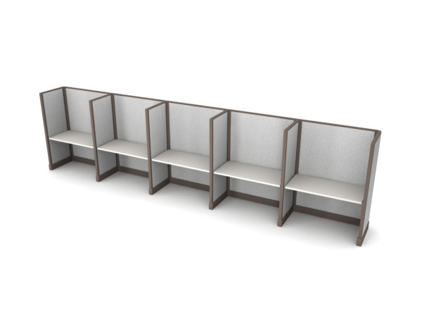 Buy new 48W 5pack inline cubicles by KUL at Office Furniture Outlet - Orlando