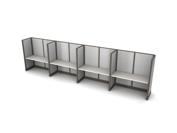 Buy new 60W 4pack inline cubicles by KUL at Office Furniture Outlet - Orlando