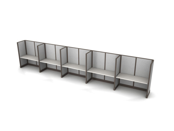 Buy new 60W 5pack inline cubicles by KUL at Office Furniture Outlet - Orlando