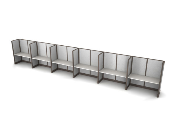 Buy new 60W 6pack inline cubicles by KUL at Office Furniture Outlet - Orlando