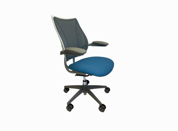 Contact us for bulk order discount of used blue Liberty task chairs Office Furniture Orlando