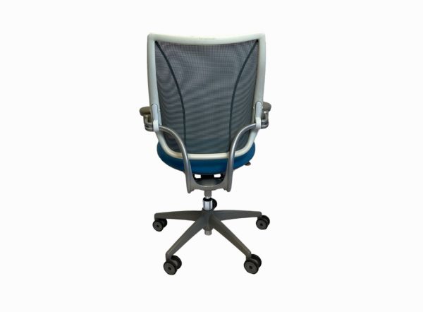 Reupholstered blue Humanscale Liberty Task Chairs in-stock at OFO Orlando FL