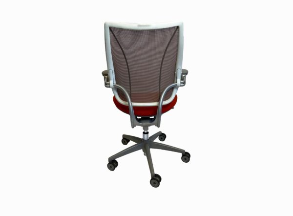 Reupholstered red Humanscale Liberty Chairs in-stock at OFO Orlando FL
